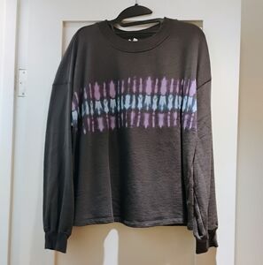 Candace Cameron Bure Tie Dye French Terry Crewneck Sweatshirt - Size Medium